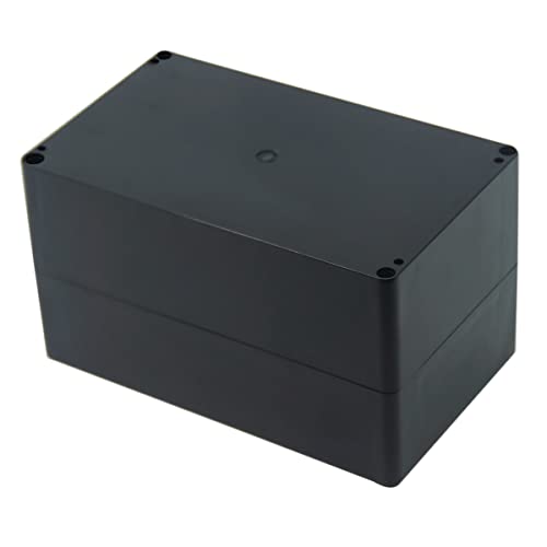 Zulkit Junction Box, Zulkit Project Box IP65 Waterproof Outdoor Box ABS Plastic Electrical Boxes Electronic Enclosure Black 7.9 x 4.7 x 4.4 inch(200 x 120 x 113 mm)(Pack of 1) - Image 3
