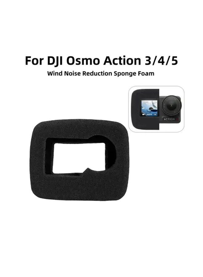 غطاء رغوي إسفنجي لتقليل ضوضاء الرياح لـ DJI Osmo Action 3 و4 و5، الموديل A537 - Image 2