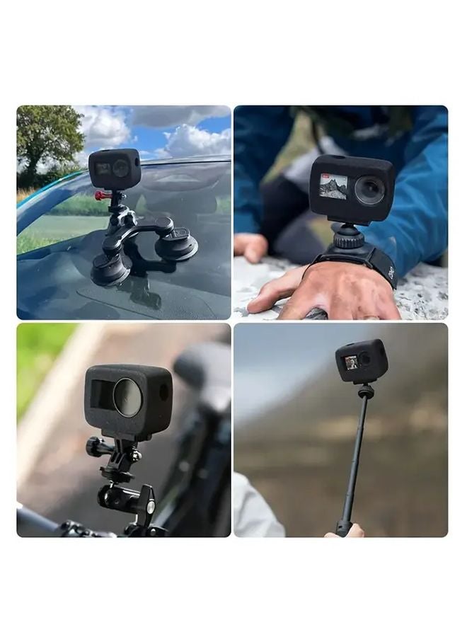 غطاء رغوي إسفنجي لتقليل ضوضاء الرياح لـ DJI Osmo Action 3 و4 و5، الموديل A537 - Image 5