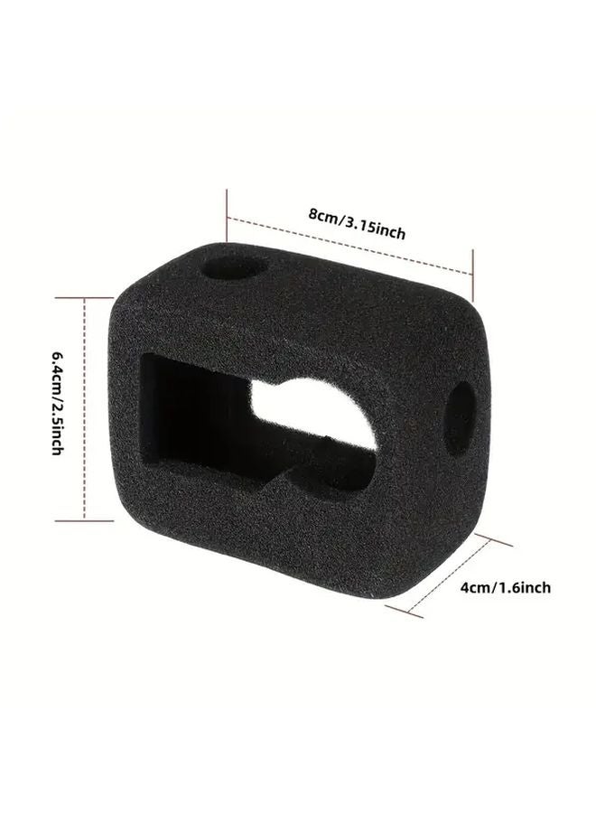 غطاء رغوي إسفنجي لتقليل ضوضاء الرياح لـ DJI Osmo Action 3 و4 و5، الموديل A537 - Image 3