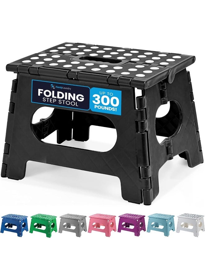 Handy Laundry Handy Laundry Step Stools, Black, 9: High, 5111  - Image 1