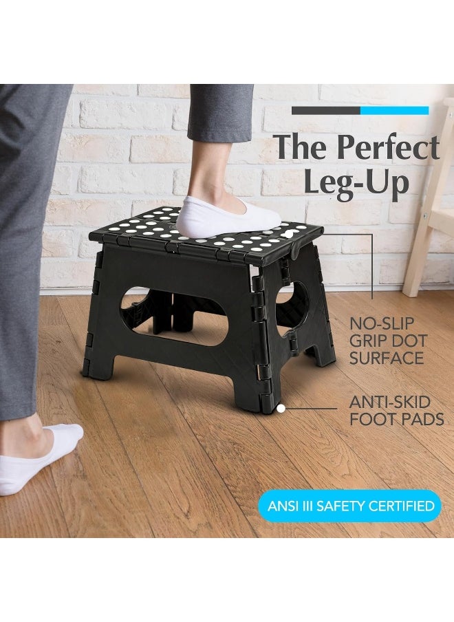Handy Laundry Handy Laundry Step Stools, Black, 9: High, 5111  - Image 2