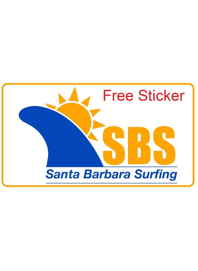 Santa Barbara Surfing SBS - Leash String Cord for Surfboard, Longboard and SUP - 4 Pack (Black)  - Image 5