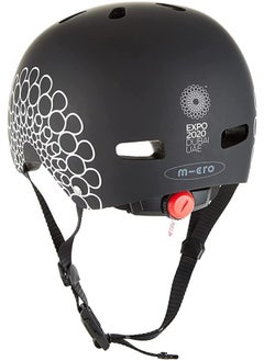 Micro Micro (Expo 2020) Kids Helmet Black (Medium) | Kids Helmet | Kick Scooter Helmets | Sports Helmet for Kids | Helmet with Adjustable Straps | Riding Kids Helmet | Kids Safety | Helmet for Kids  - Image 2