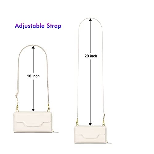 nuoku Women's Crossbody Bag, Starlight, RFID Blocking, Fits Phones up to 6.7in, Handbag for Working Women, Modern Adults, Urban Commuters - Image 5