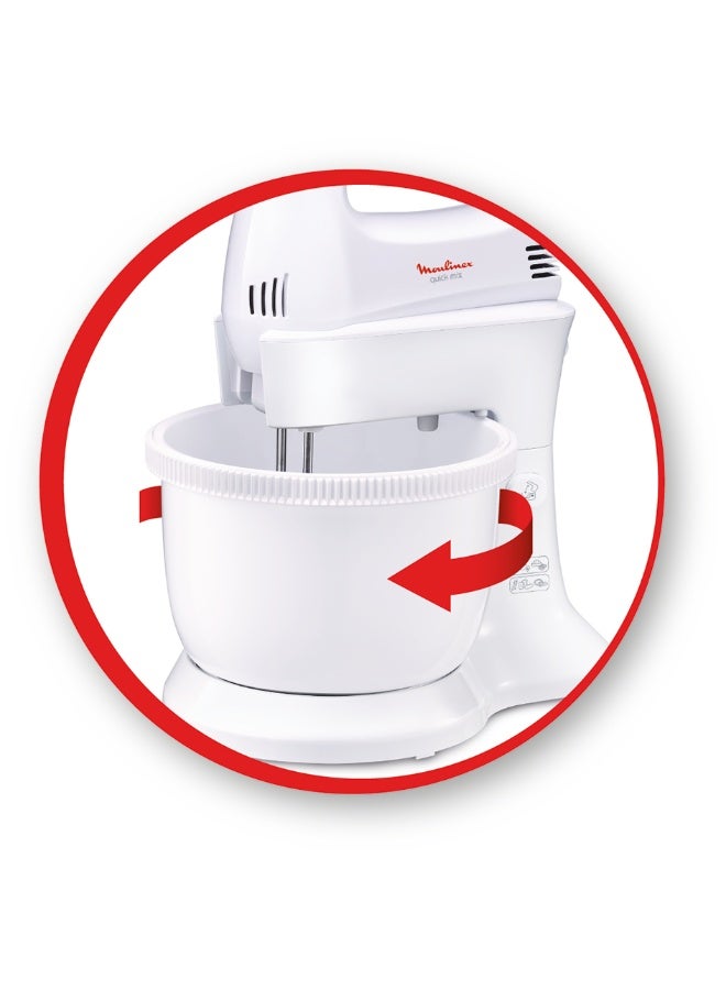 Moulinex Quick Mix Stand Mixer 3.5 L 300 W HM311127 White - Image 3