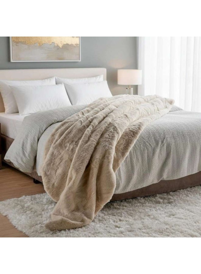 Pan Home بطانية الجنة 150x200 سم - بيج - Image 1
