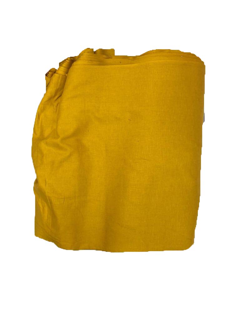 NK Textiles Women's Plain/Solid 100% Pure Cotton Unstitched Fabric | for Making Kurti, Palazzo, Salwar, Gown, Garment etc. | Premium Dress Material (10 Color Options), Mustard Yellow - Image 5