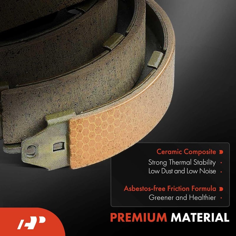 A-Premium مجموعة أحذية الفرامل السيراميكية الخلفية A-Premium لفورد فوكس 2000-2011 - Image 4