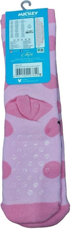 Çimpa Minnie Mouse Non-Slip Winter Towel Children's Socks - Image 1