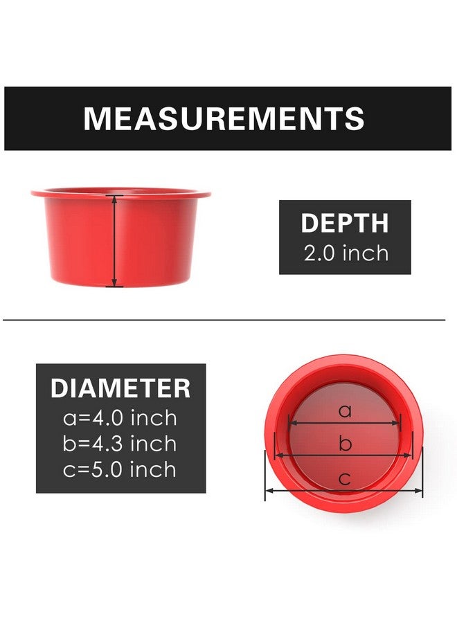 SILIVO 4 inch Mini Smash Cake Pans (6 Pack) - Silicone Nonstick Pans for Smash Cake, Muffin and Egg Bites - Image 2