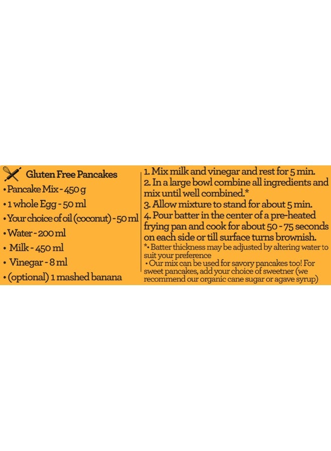 Earth Goods Organic Pancake Mix Gluten-Free 450g - Image 3