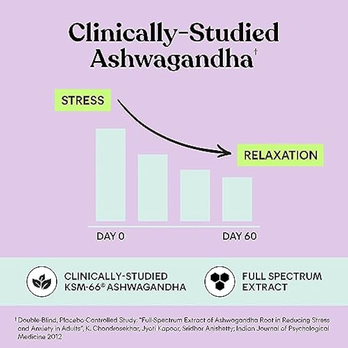 Lemme Chill Stress Relief Gummies with 300mg KSM-66 Ashwagandha, Lemon Balm, Passionflower & Goji to Support Relaxation, Healthy Cortisol & Sleep - Gluten-Free, Non-GMO, Mixed Berry (60 Count) - Image 4