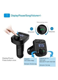 ELTRAZONE Car Mp3 Bt Wireless Quick Charge Stereo Broadcast 87~108Mhz Host Mp3 Remote FM Transmitter  - Image 3