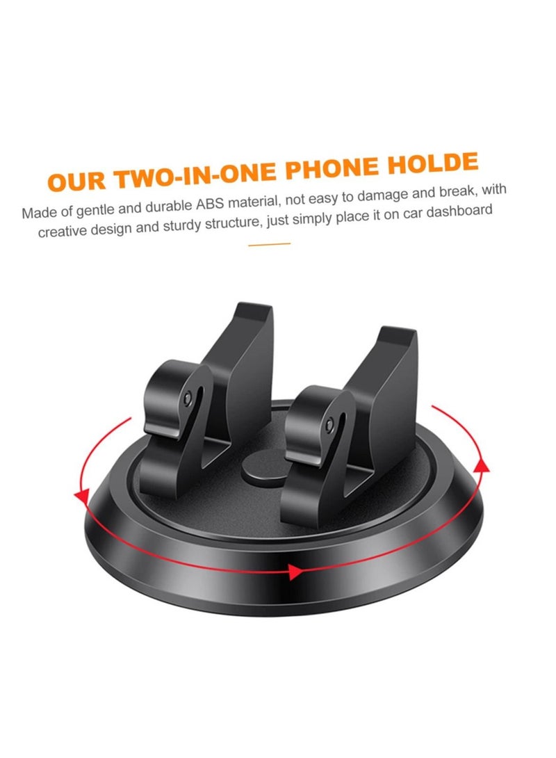 Captaintech Multifunctional Car Mobile Phone Holder with Parking Number Plate, Dashboard Cell Phone Holder for Car, Secure Cellphone Stand for Vehicle Mount - Image 3
