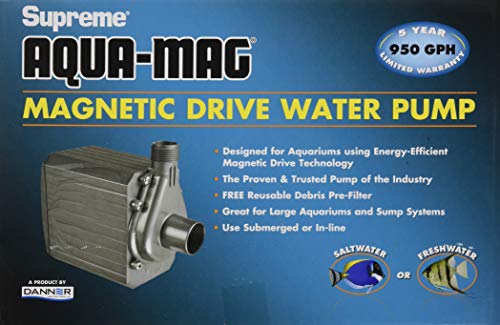 Danner Manufacturing, Inc. Supreme Aqua-Mag 950 GPH Magnetic Drive Water Pump, 02710 - Image 3