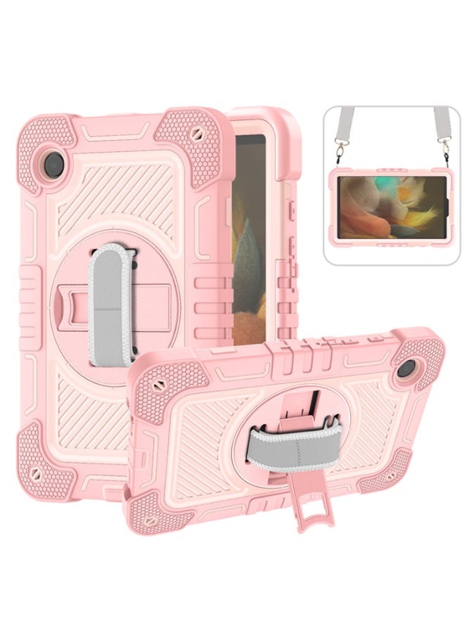 عام غطاء لسامسونج جالاكسي تاب A11 SM-X133 SM-X135، غلاف متين مقاوم للصدمات مع حماية قوية، حزام يد، حامل دوار 360 درجة. - Image 1