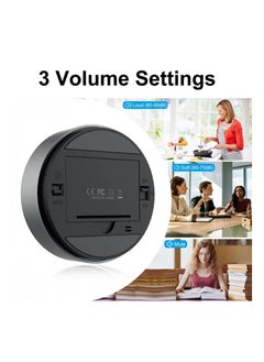 Y&D LED Digital Kitchen Timer - Magnetic Countdown Count-up Kids Timer, Large Display, Adjustable Volume and Brightness Cooking for Kid Classroom Board  - Image 5