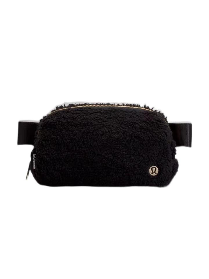 Lululemon Athletica Everywhere Fleece Belt Bag (Black) - Image 5