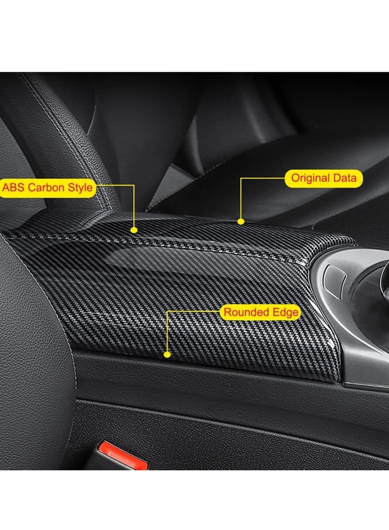 Car Center Console Armrest Storage Box Cover for Mercedes Benz C Class W205 GLC Class X253, Middle Console Cover Protective Cushion Interior Center Storage Box Trim - Image 4