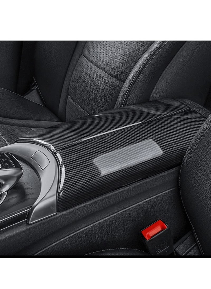 Car Center Console Armrest Storage Box Cover for Mercedes Benz C Class W205 GLC Class X253, Middle Console Cover Protective Cushion Interior Center Storage Box Trim - Image 1