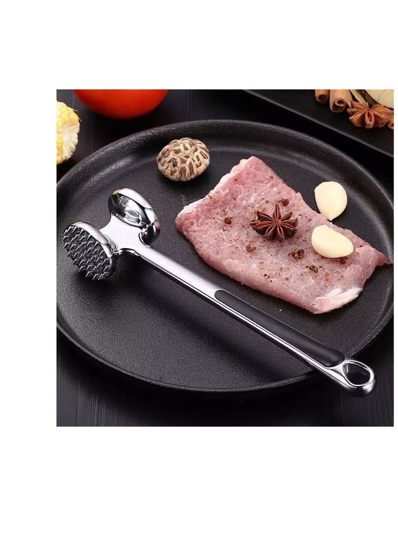 Heavy-Duty Stainless Steel Meat Tenderizer – Premium Quality for Perfect Cooking Results X  - Image 2