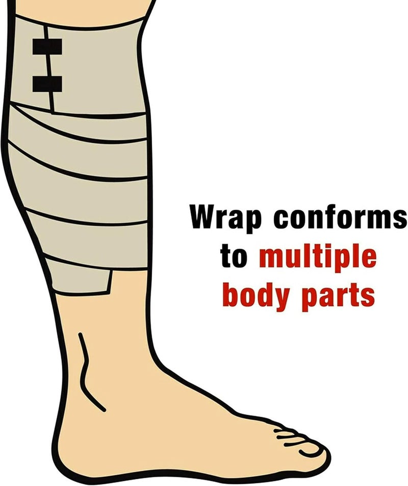 ACE207315 6 Elastic Bandage with Clips Beige6 Inch Pack of 1 - Image 3