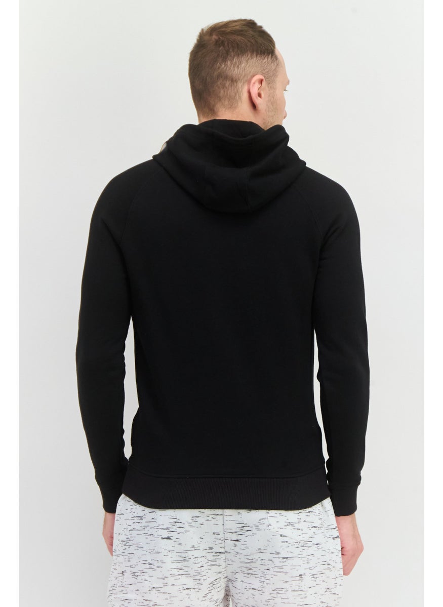 Penfield Men Hooded Brand Logo Long Sleeves Sweatshirt, Black  - Image 3
