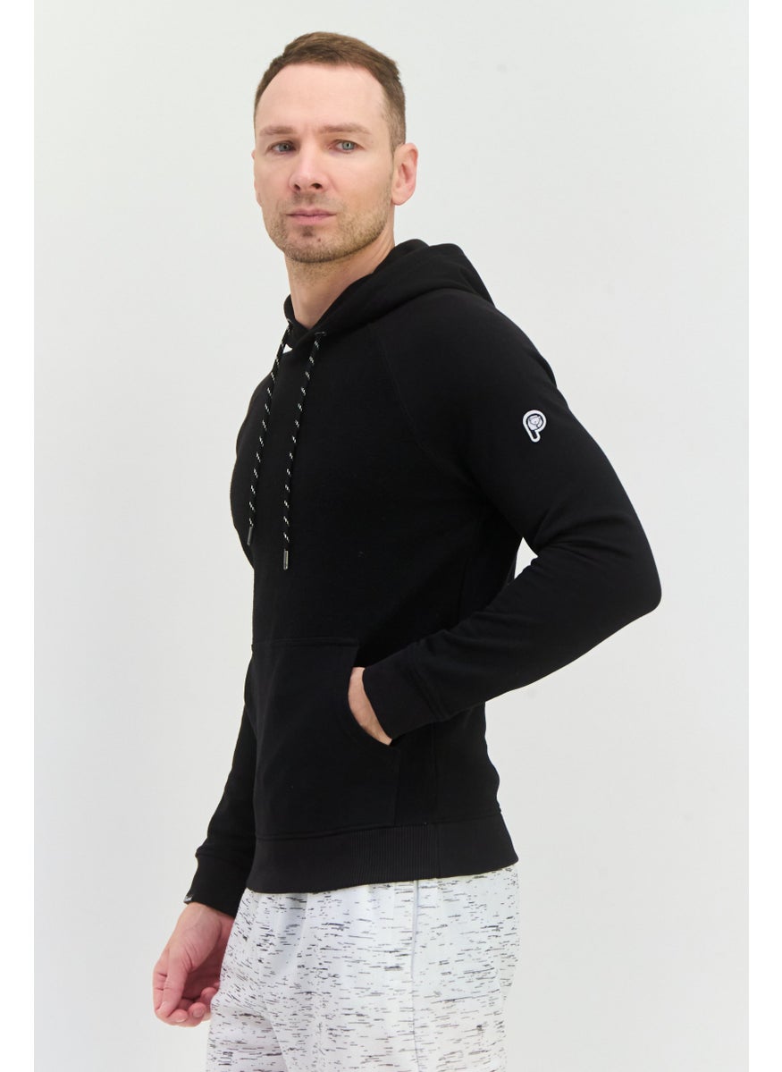 Penfield Men Hooded Brand Logo Long Sleeves Sweatshirt, Black  - Image 2