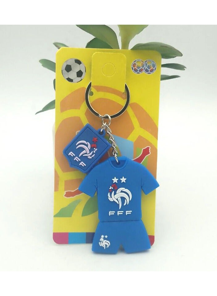 Real Madrid Have Messi Neymar Levan Haaland Jersey Keychain PVC Soft Rubber Keychain Pendant