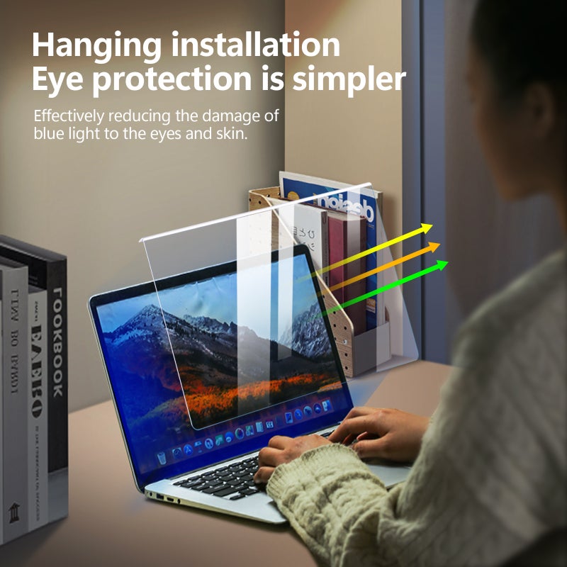 Universal Anti-Blue Light Screen Protector 12.5-32 Inches Ultra-violet Blocking Monitor Filter for Computer/Laptop Frame Suspending Type - Image 3