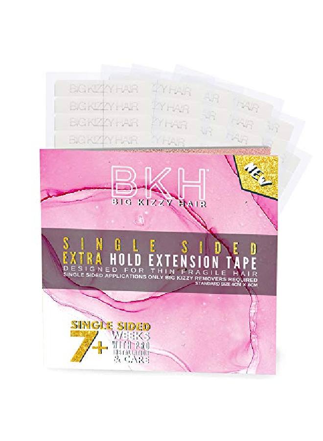Big Kizzy Big Kizzy Extra Hold Single Sided Replacement Tape For Hair Extensions By Big Kizzy Fits Most Tape In Hair Extensions 72 Tabs - Image 1