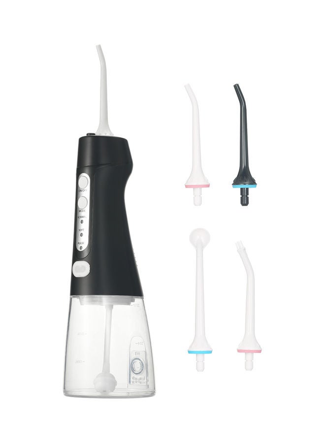 NIBEMINENT Water Flosser Cordless Oral Irrigator with 3 Modes Black 23.5X8.5X8.5cm - Image 1