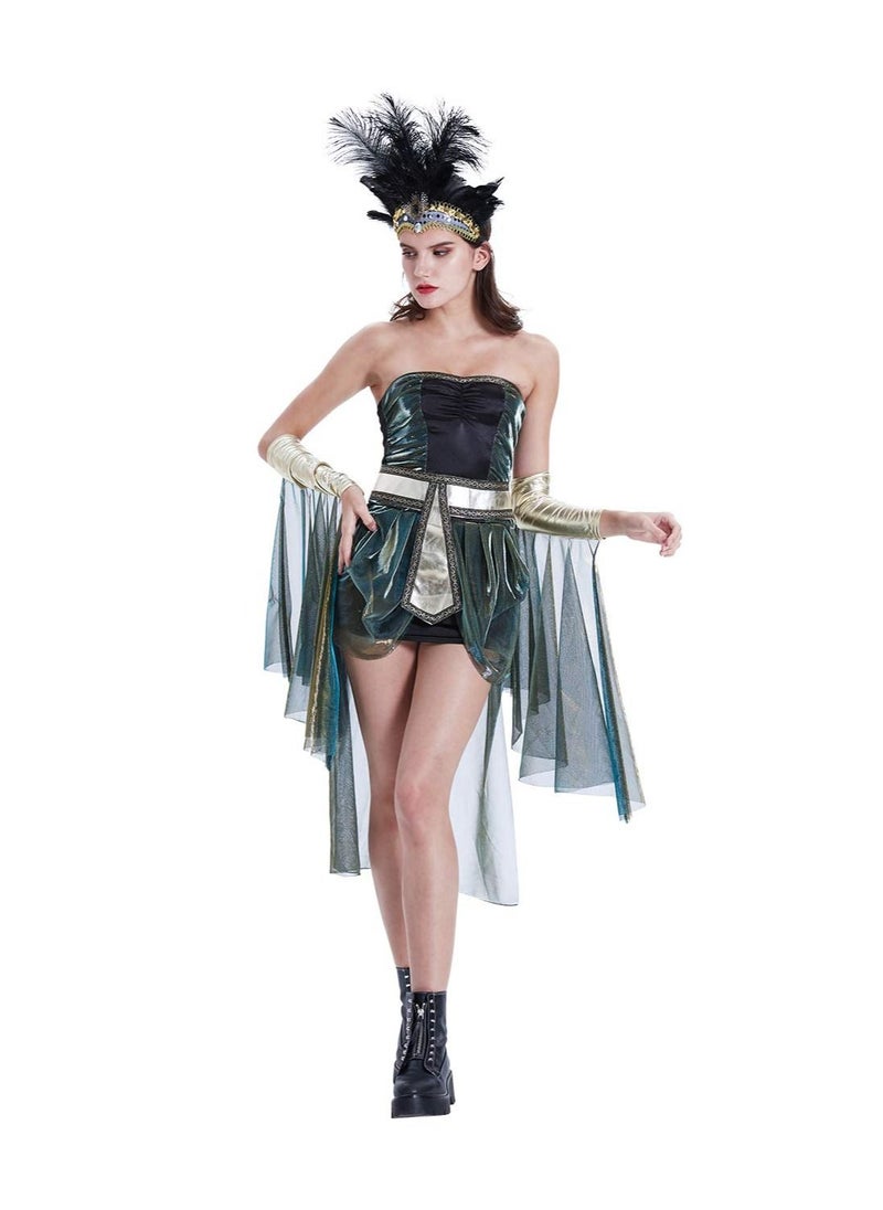 KASTWAVE - Feather Headpiece, Showgirl Headband, Feather Headpiece Hair Accessories for Masquerade Costume - Image 1