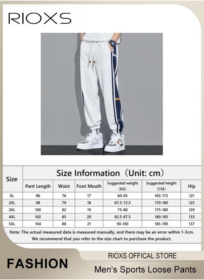 RIOXS - Men's Cuffed Pants, Comfortable Joggers Pants, Fashionable Sweatpants with Drawstring Elastic Waist and Pockets, Perfect for Urban Casual Lifestyle, Great Sweatpants for Your Closet - Image 1