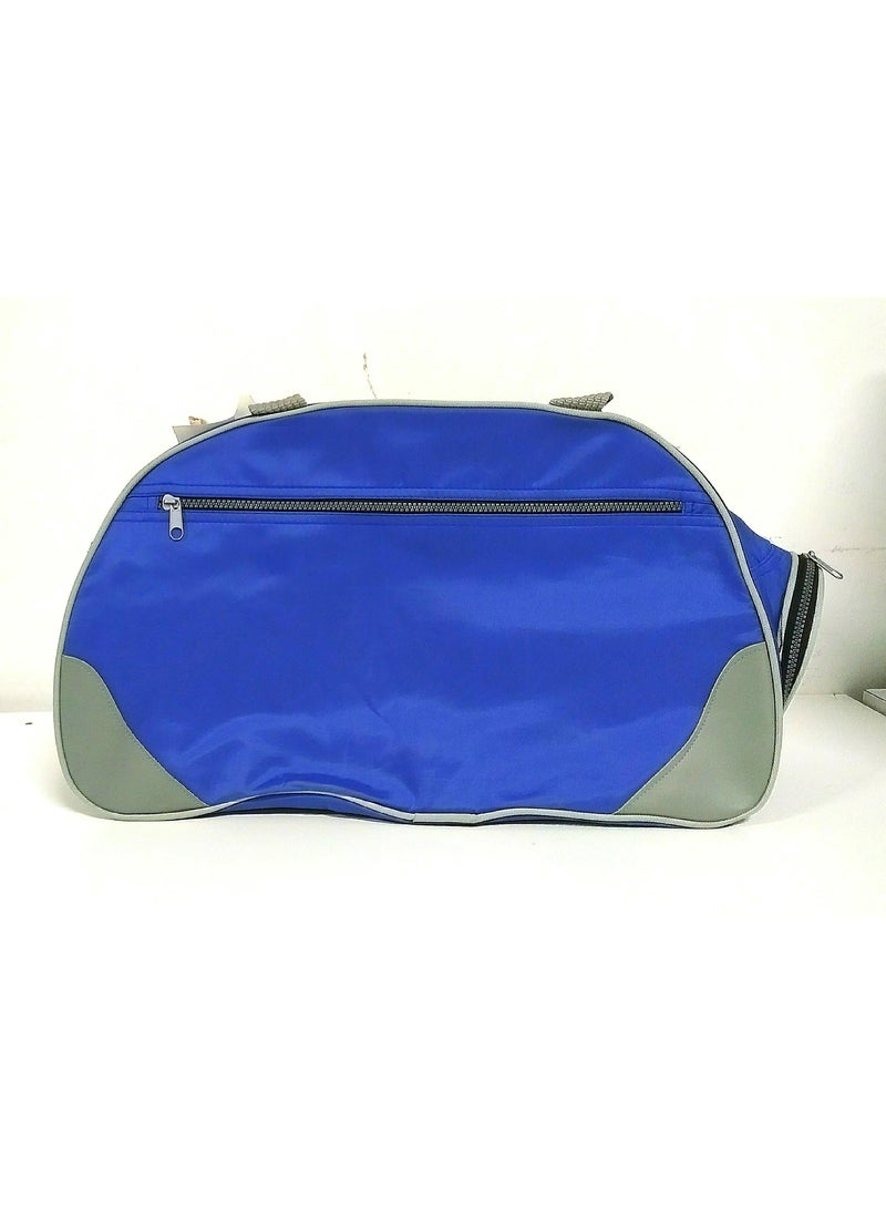 Vitacelli Travel Duffel bag with Wet Pocket & Shoes Compartment Ultra Lightweight BLUE  - Image 4
