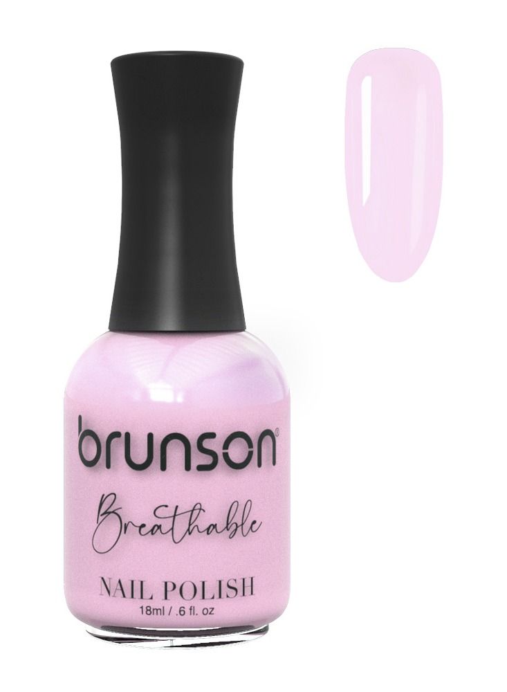 brunson Nail Lacquer 18ml Breathable Nail Polish Halal Nail Polish Wudu friendly Quick Dry long lasting but easy peel off Glossy Shine Water Based Nail Enamel No Need UV LED Lamp No curing Nail Paint