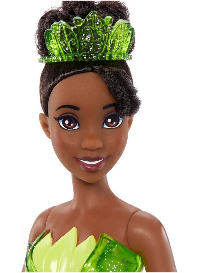 Mattel Games Disney Princess Tiana Fashion Doll New For 2023 Sparkling Look With Brown Hair Brown Eyes & Tiara Accessory  - Image 4