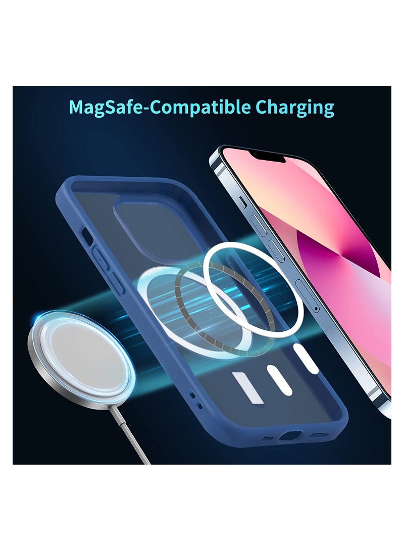 iPhone 13 Case Clear Magsafe Slim Cover, Ultra-Thin Shockproof and Anti-Yellow Transparent Protective Cover - Image 2