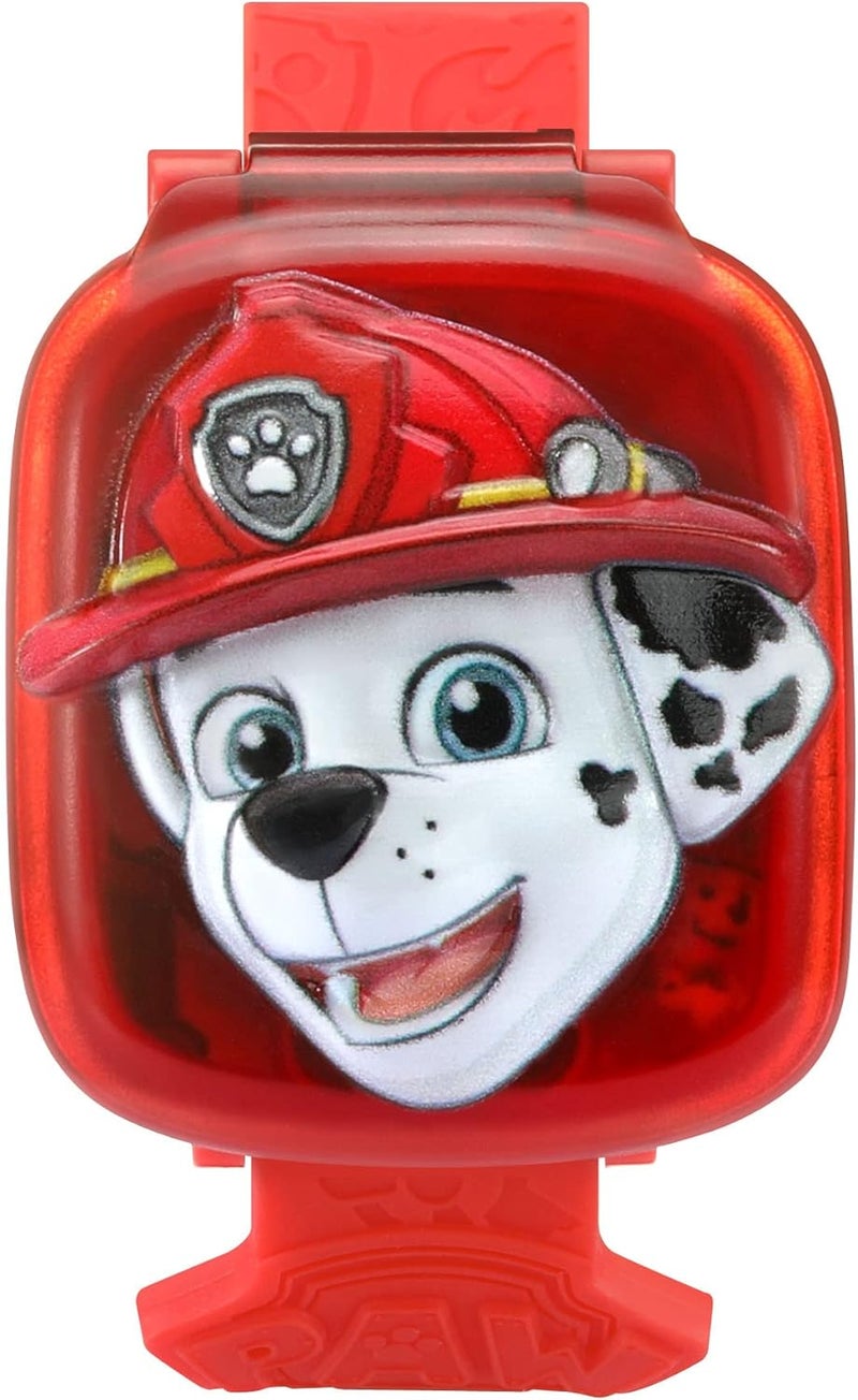 في تك ساعة تعلم PAW Patrol من VTech: مارشال | لعبة ساعة تعليمية تفاعلية | مناسبة للأولاد والبنات من 3، 4، 5، 6 سنوات | أحمر - Image 1