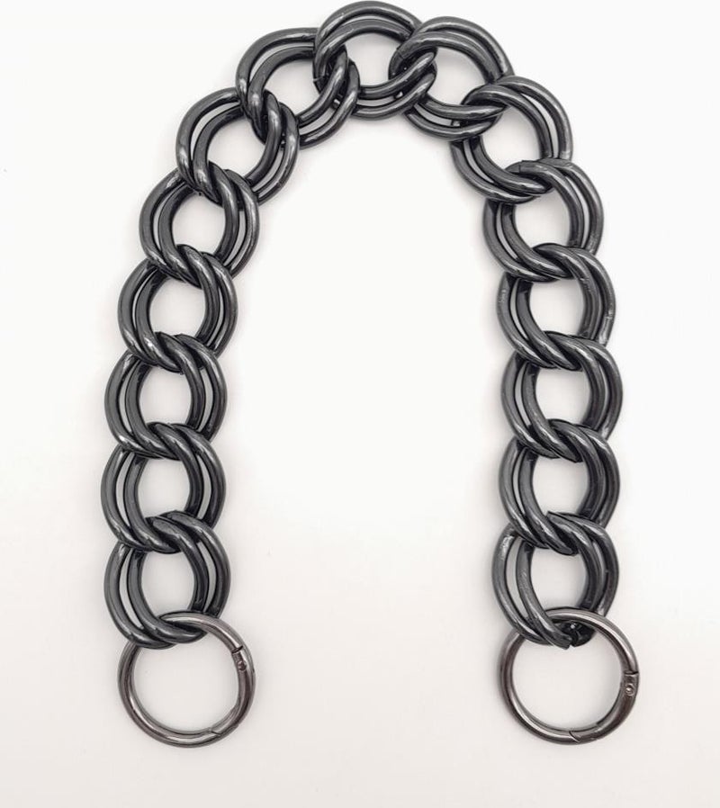 Angel Çanta Aksesuar Angel Bag Accessory 38 cm Double Ring Smoke Color Chain - Image 1