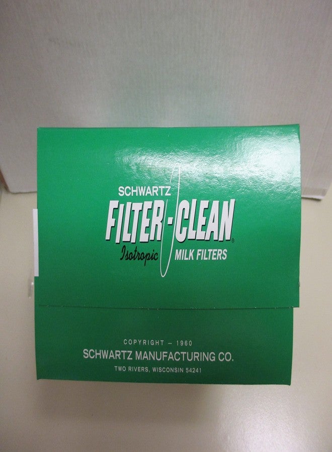 Schwartz Filter Disks 6.5" 100 Count Box Non-Gauze Milk Filters - Image 4