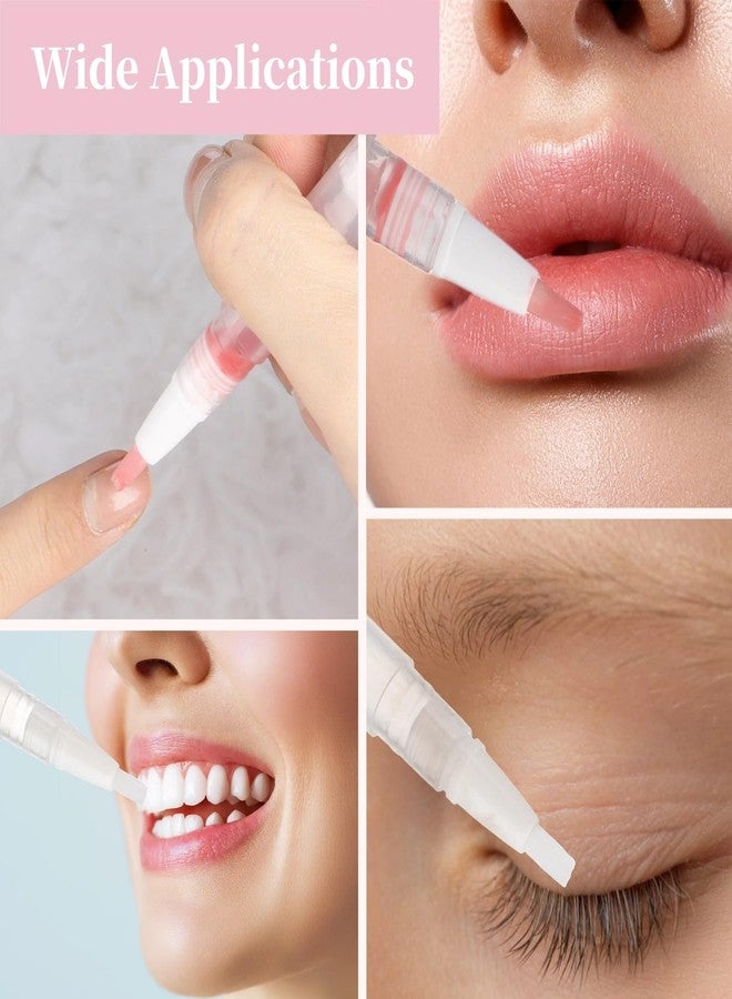 Homaisson 50 Pack 3ml Transparent Twist Pen with Pipettes, Empty Cuticle Oil Pen Refillable Nail Oil Pens with Brush Tip, Empty Cosmetic Lip Gloss Tubes, Clear Eyelash Growth Liquid Containers - Image 3