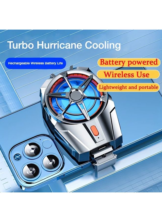 Battery Phone Cooler Three Speed Wireless Gaming Fan Clip On Heat Dissipation Tool - Image 5