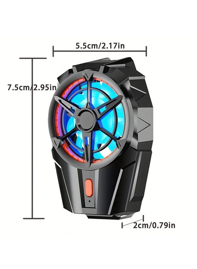 Battery Phone Cooler Three Speed Wireless Gaming Fan Clip On Heat Dissipation Tool - Image 2