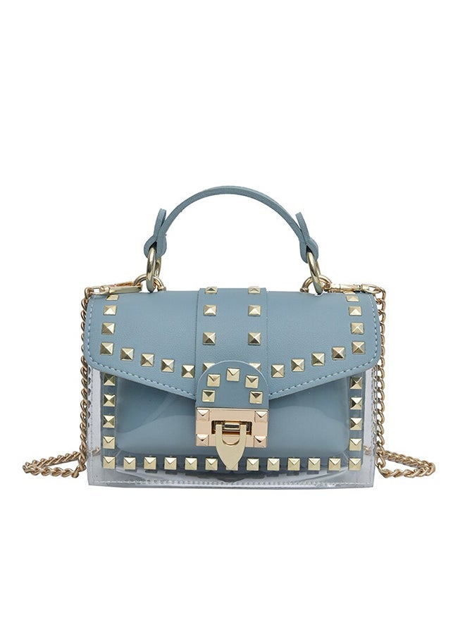 Light Weight Satchel Bag Blue