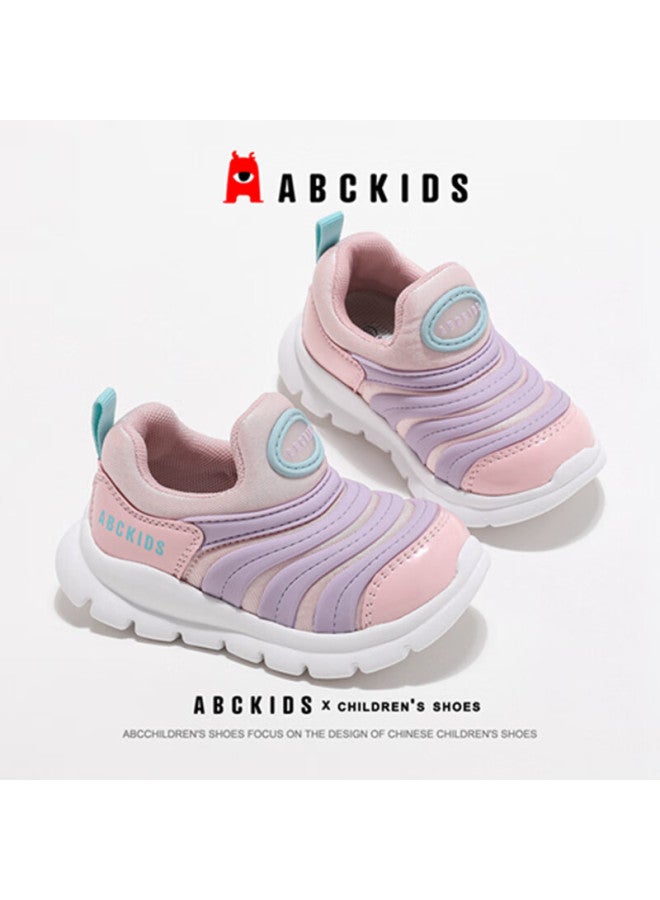 Abc Kids Kids Sports Shoes Spring Autumn Boys Girls Casual Shoes Pink/purple Size 26 - Image 3