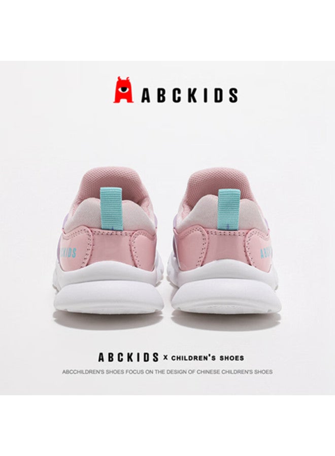 Abc Kids Kids Sports Shoes Spring Autumn Boys Girls Casual Shoes Pink/purple Size 26 - Image 4