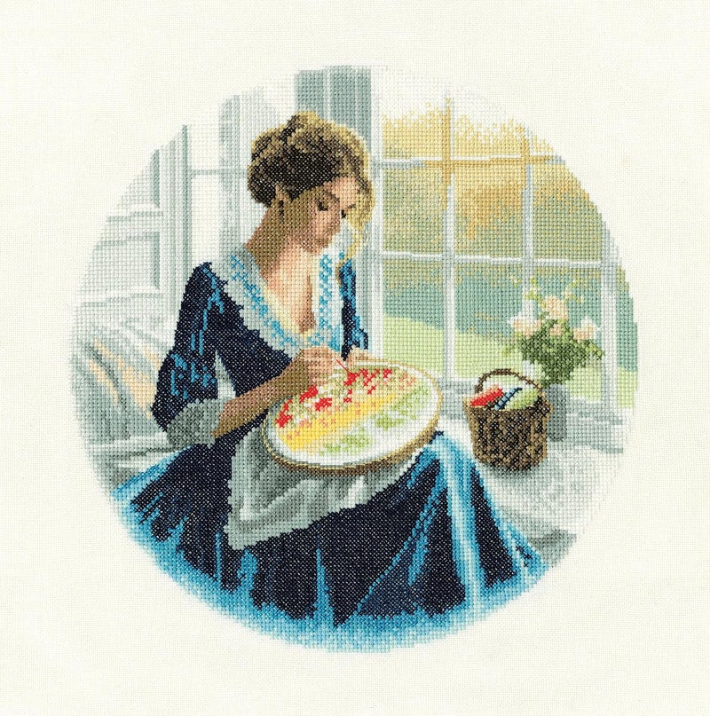 Heritage Crafts Cross Stitch Kit  Annabel John Clayton Elegance  Aida