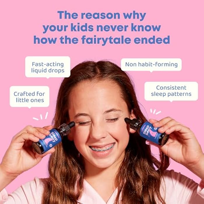 JoySpring Sleepberry Kids Melatonin 3 mg – Liquid Sleep Aid with L Theanine, High Absorption Berry Drops (2 fl oz) 60 Servings, Children's Melatonin with Vitamin D Kids Travel Essentials - Image 2